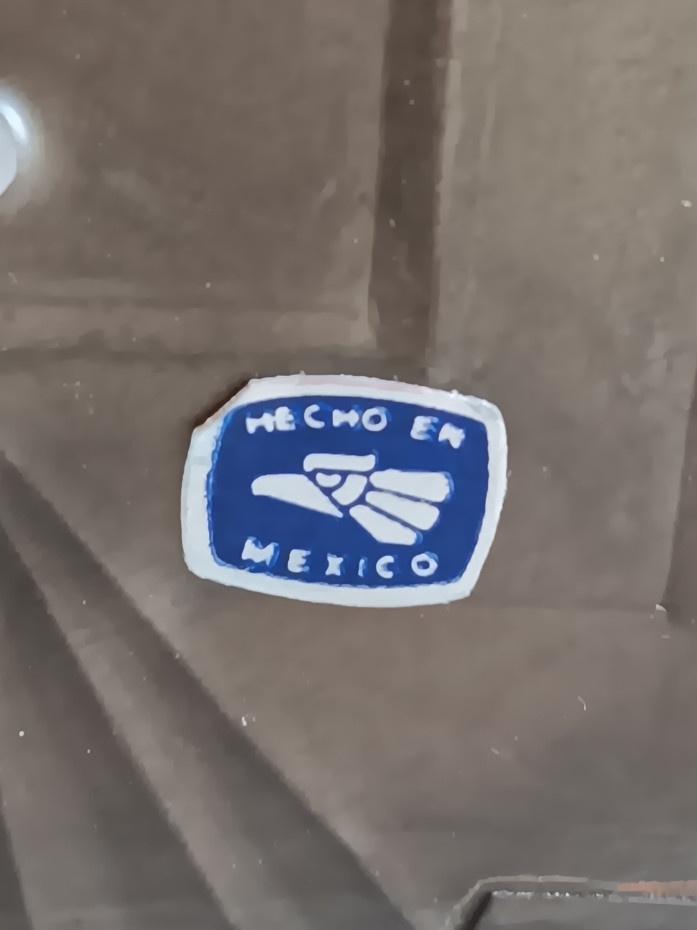 Vintage Mexican Tin Metal Bronze Color Single Toggle Switch Plate Cover - Picture 2 of 3